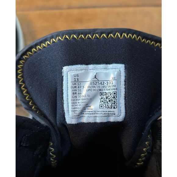 Nike Air Jordan 1 Retro Mid SE Oakland Shoes Sneakers Green Yellow Mens Size 13 - Picture 6 of 16